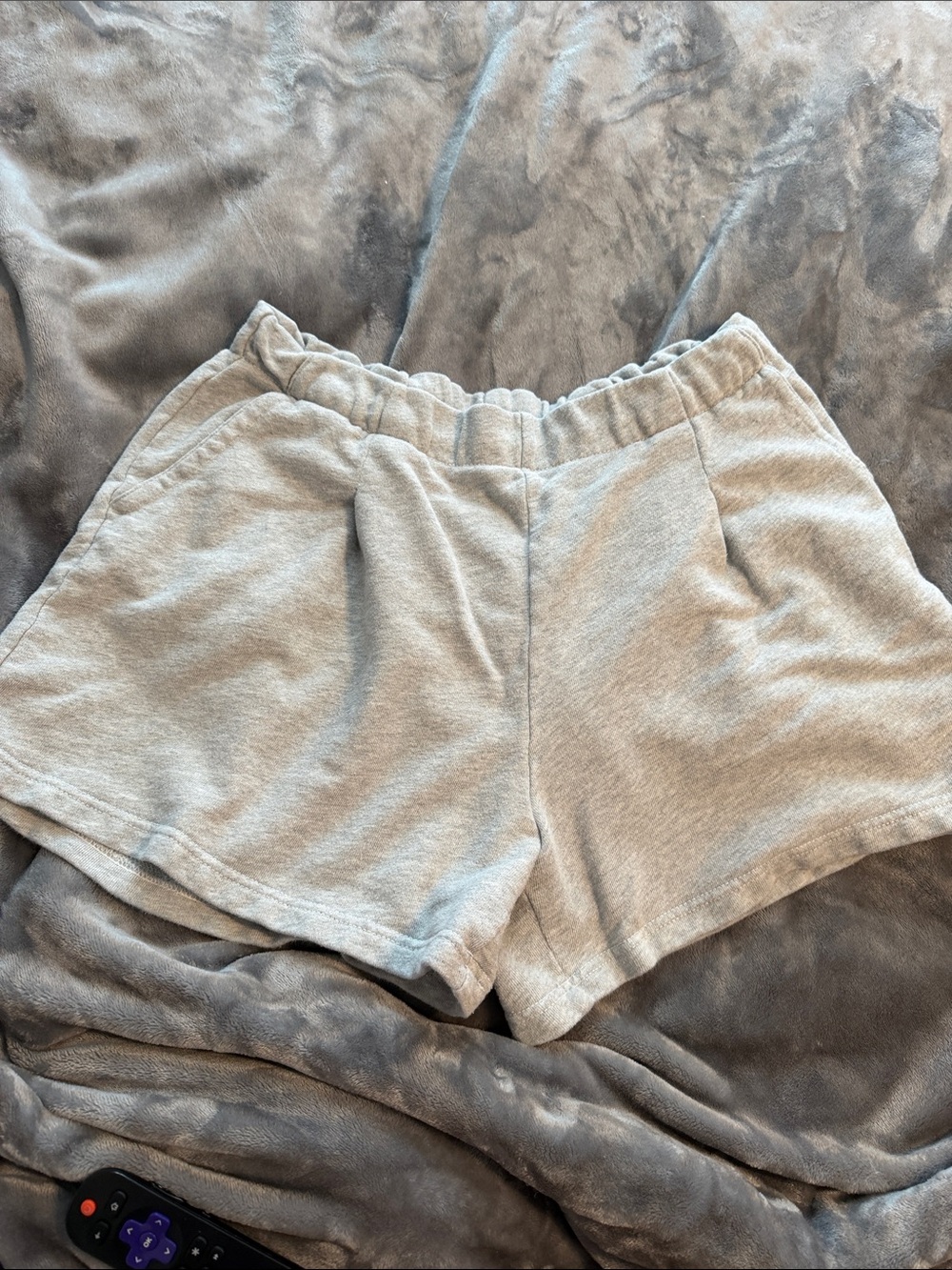 aerie Light Gray Athletic Lounge Shorts